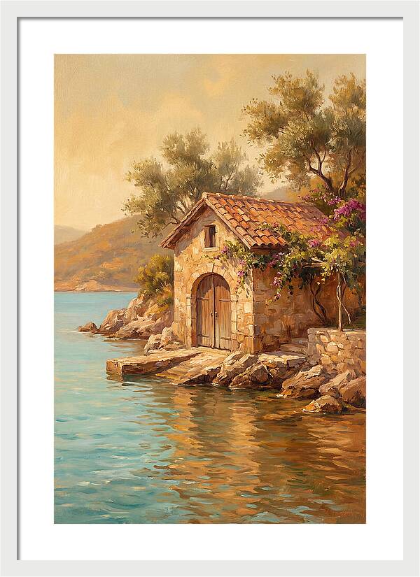 Mediterranean Boathouse Serenity