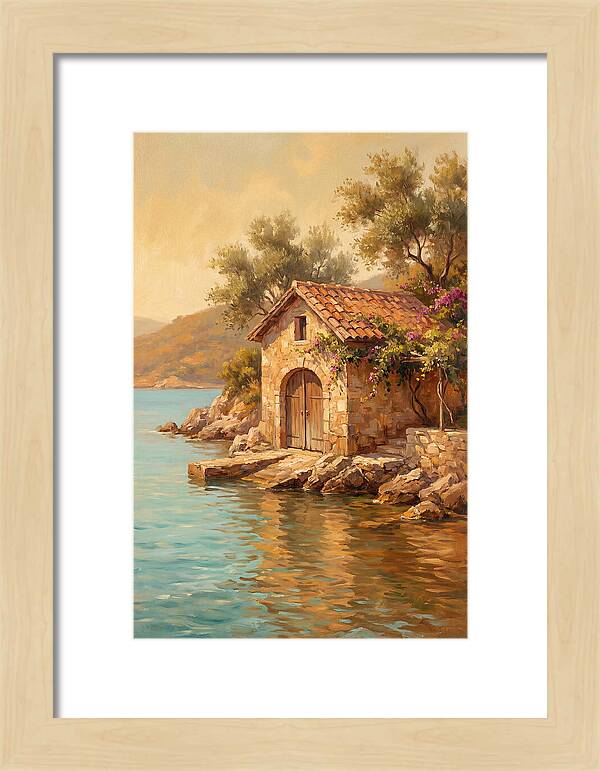 Mediterranean Boathouse Serenity