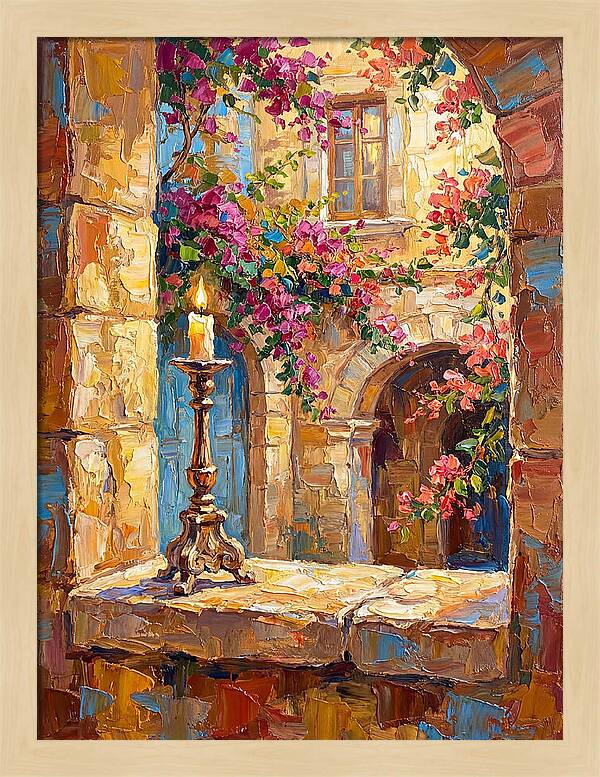 Mediterranean Candlelit Charm