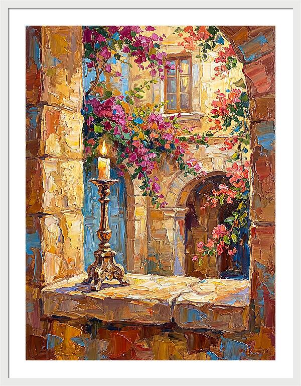 Mediterranean Candlelit Charm