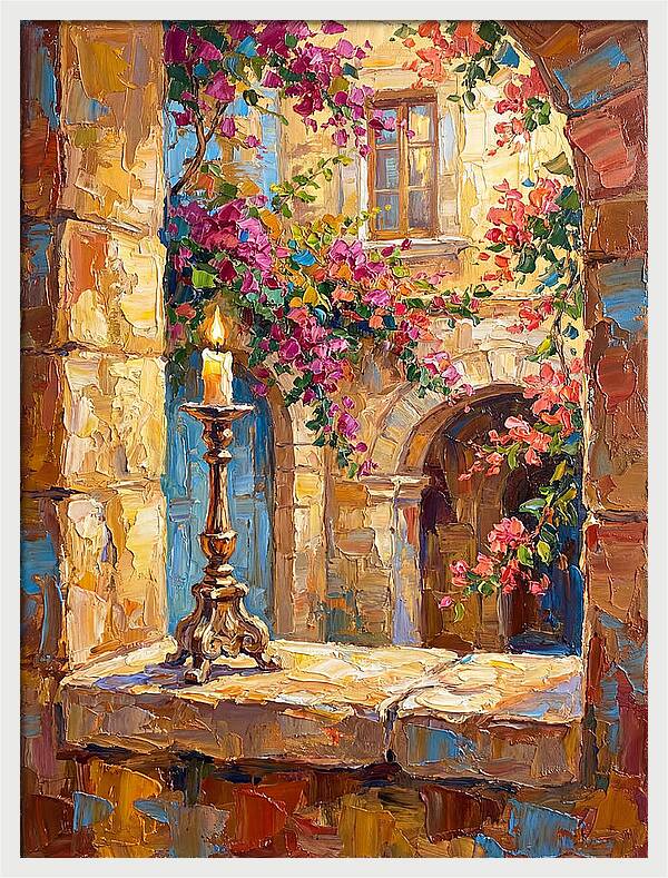 Mediterranean Candlelit Charm