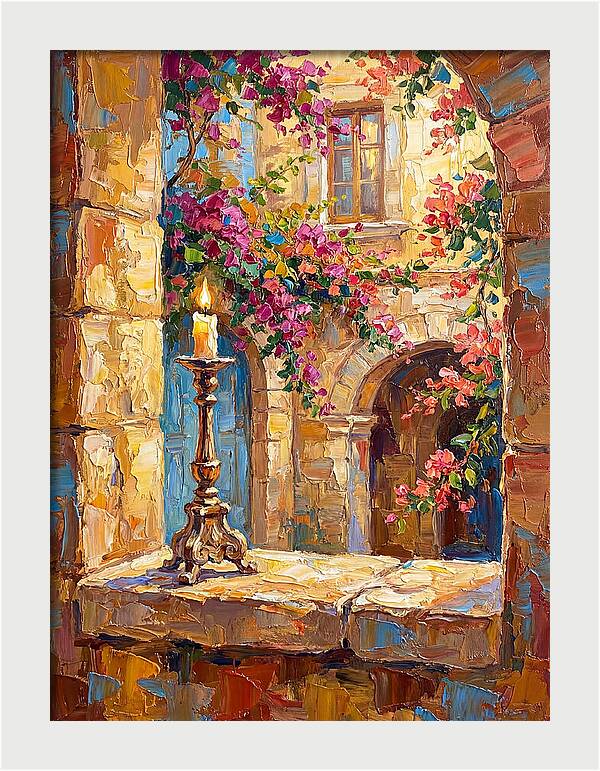 Mediterranean Candlelit Charm