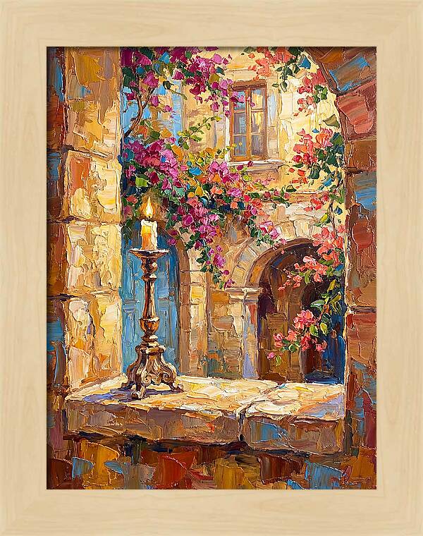 Mediterranean Candlelit Charm