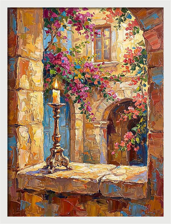 Mediterranean Candlelit Charm