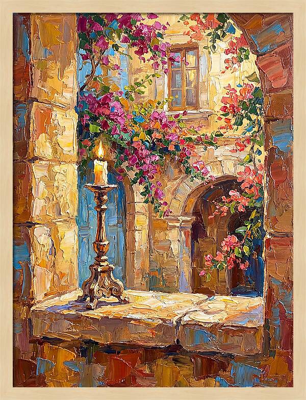 Mediterranean Candlelit Charm