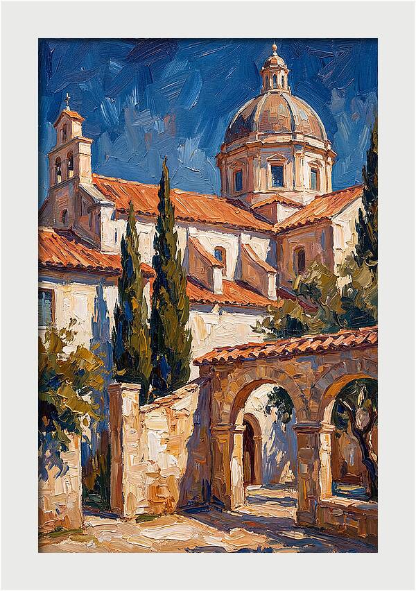 Mediterranean Cathedral Serenity