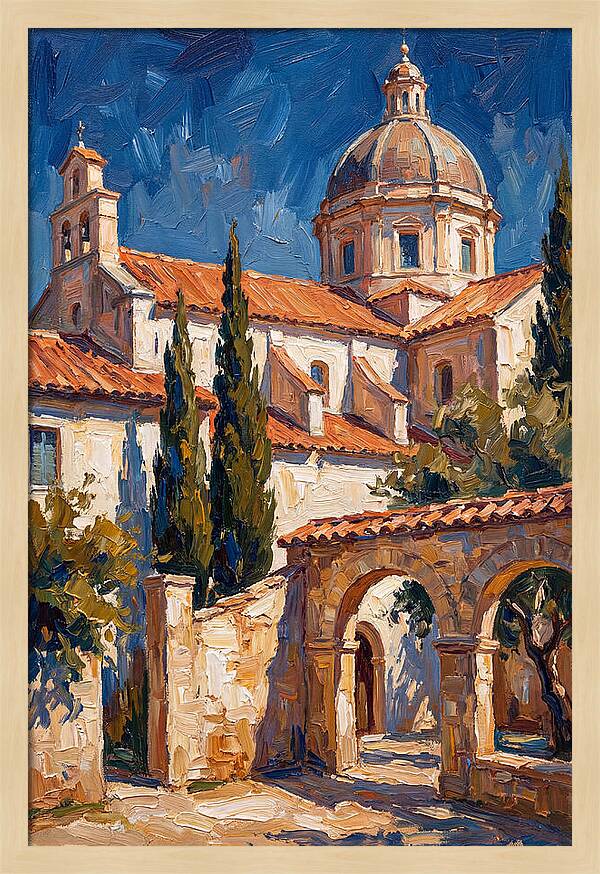 Mediterranean Cathedral Serenity