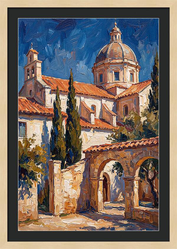 Mediterranean Cathedral Serenity