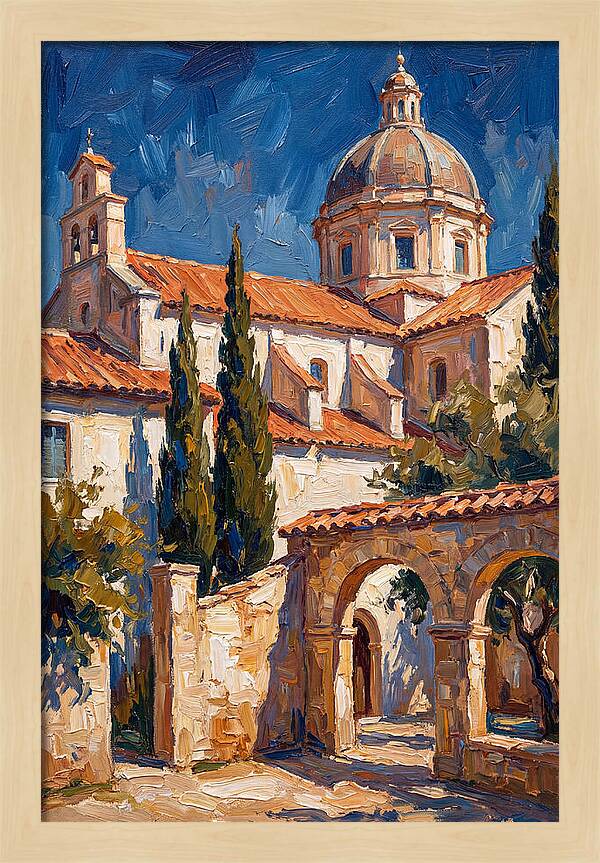 Mediterranean Cathedral Serenity