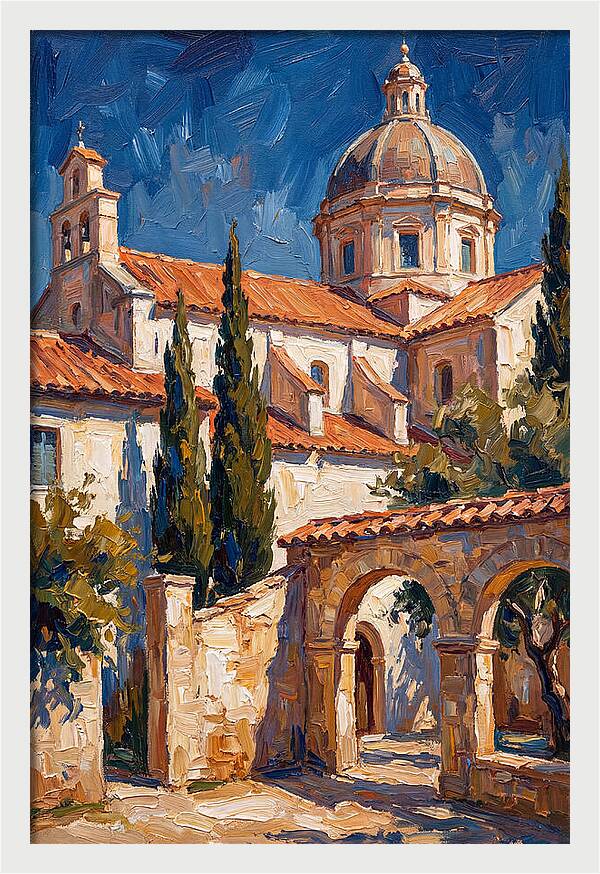 Mediterranean Cathedral Serenity