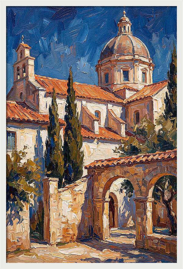 Mediterranean Cathedral Serenity