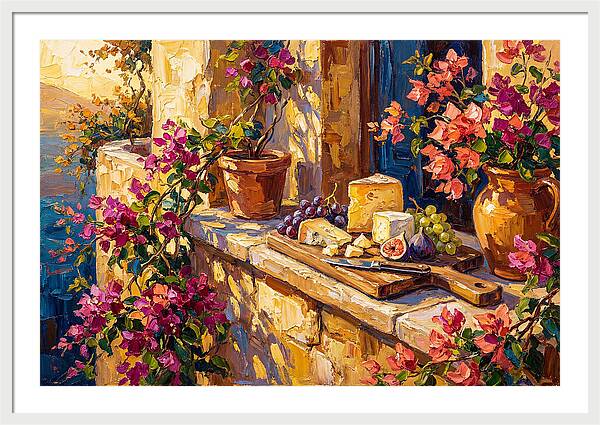 Mediterranean Cheese Board Delight