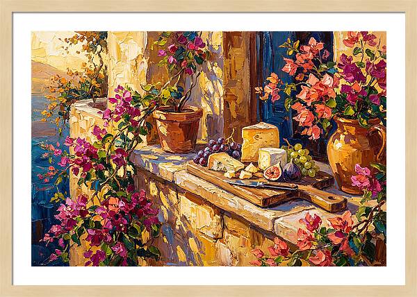 Mediterranean Cheese Board Delight
