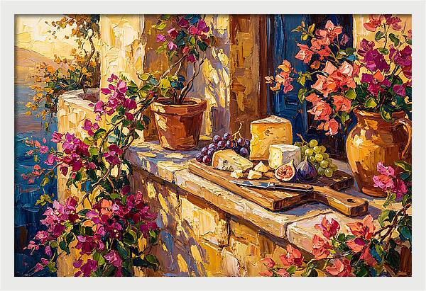 Mediterranean Cheese Board Delight