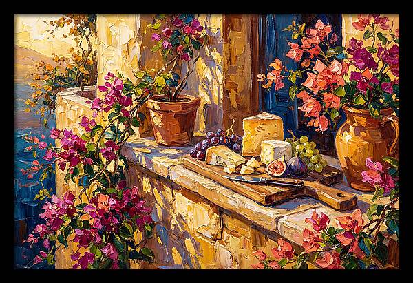 Mediterranean Cheese Board Delight