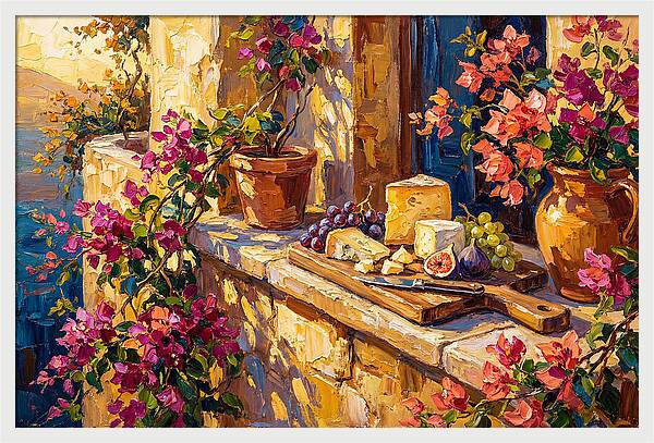 Mediterranean Cheese Board Delight