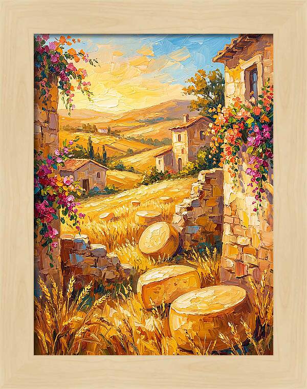 Mediterranean Cheese Landscape
