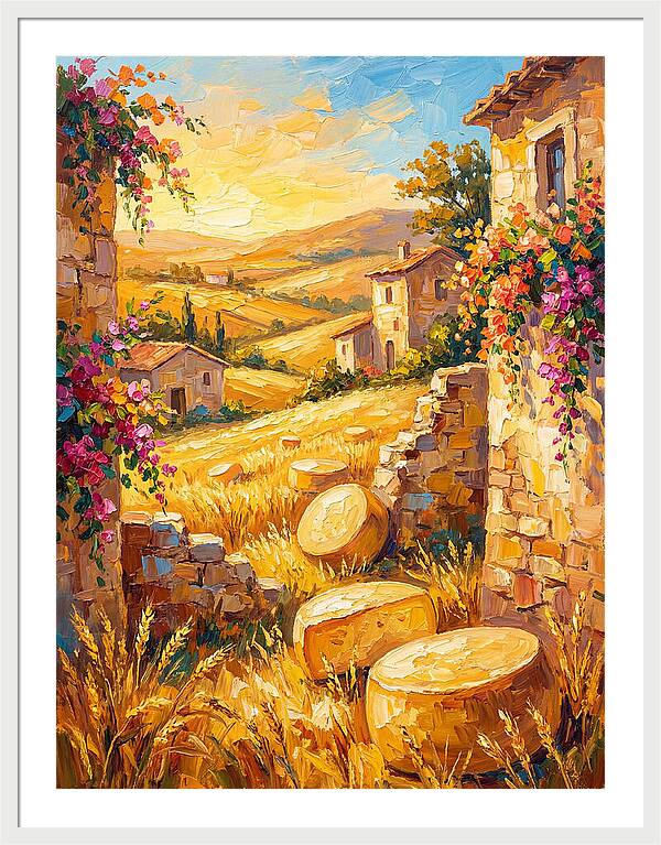 Mediterranean Cheese Landscape