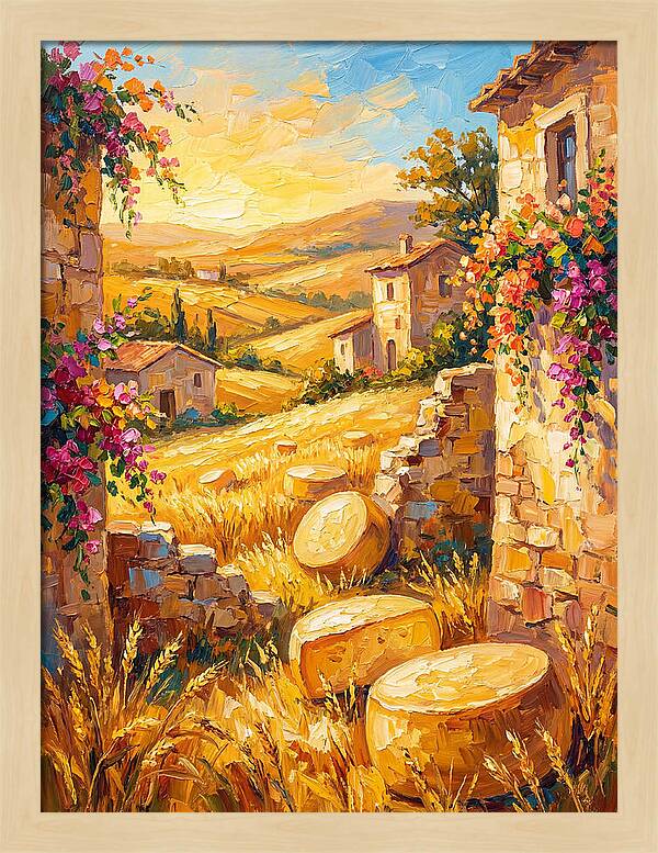 Mediterranean Cheese Landscape