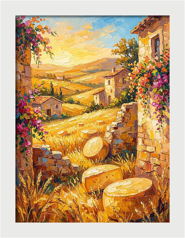 Mediterranean Cheese Landscape