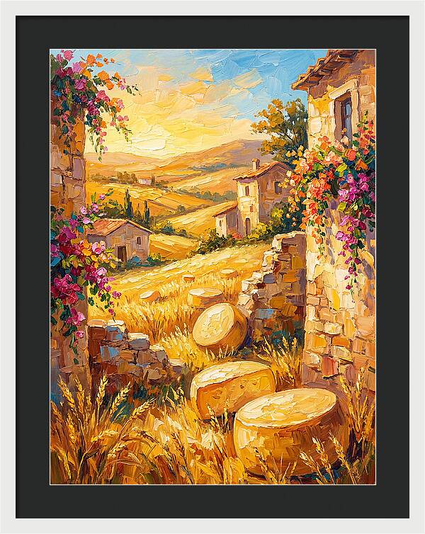 Mediterranean Cheese Landscape