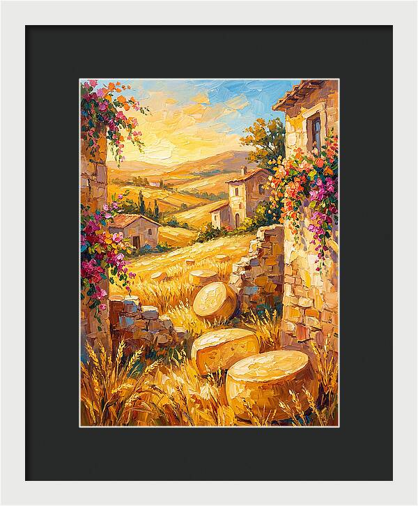 Mediterranean Cheese Landscape