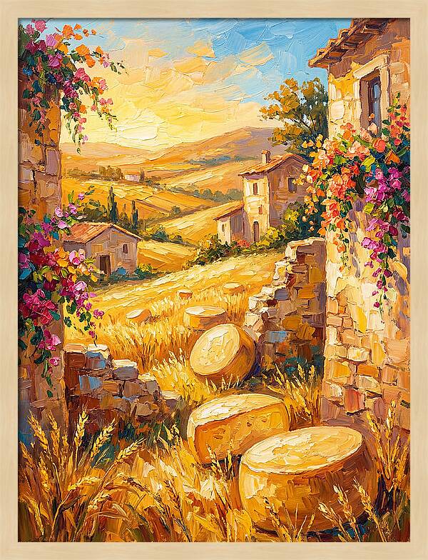 Mediterranean Cheese Landscape