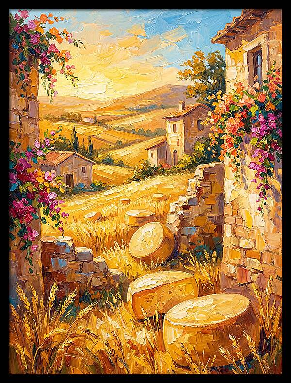 Mediterranean Cheese Landscape