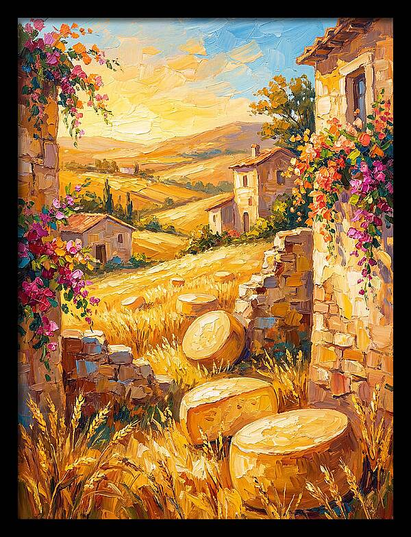 Mediterranean Cheese Landscape