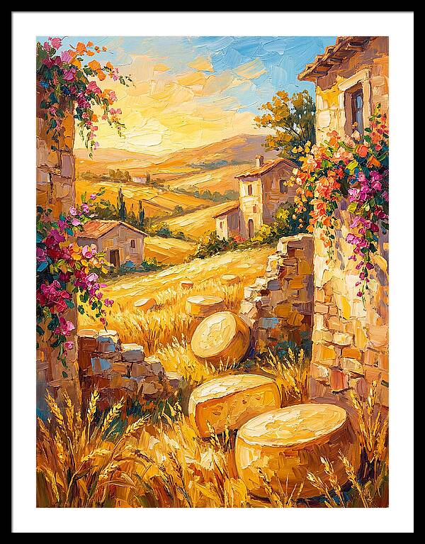 Mediterranean Cheese Landscape