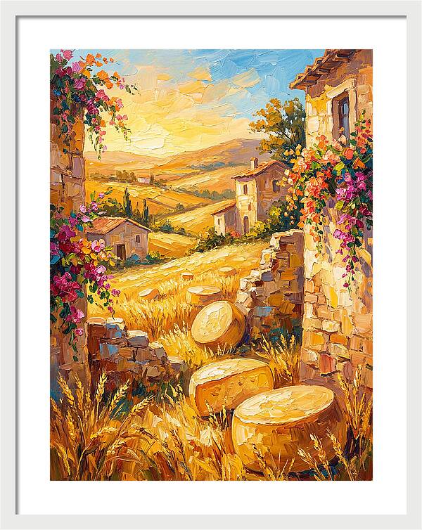 Mediterranean Cheese Landscape