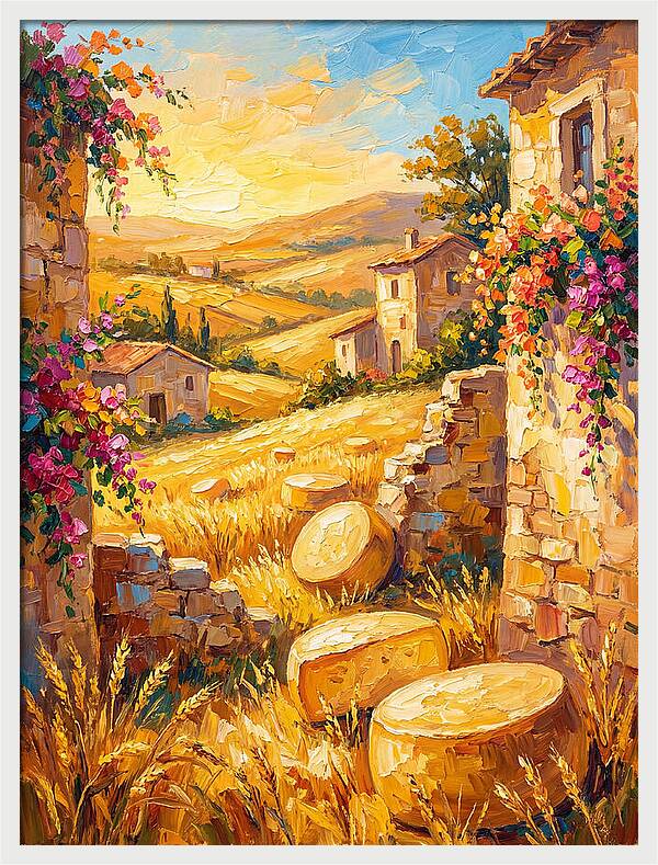 Mediterranean Cheese Landscape