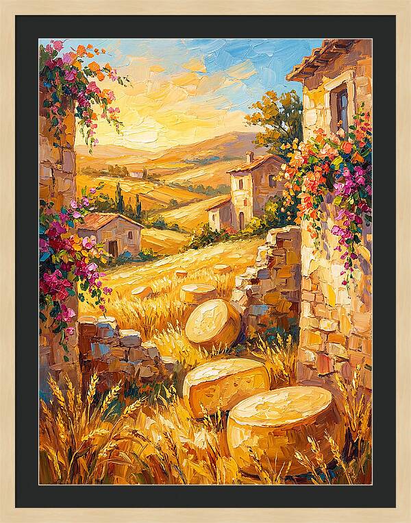 Mediterranean Cheese Landscape