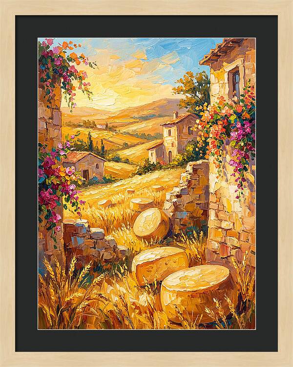 Mediterranean Cheese Landscape