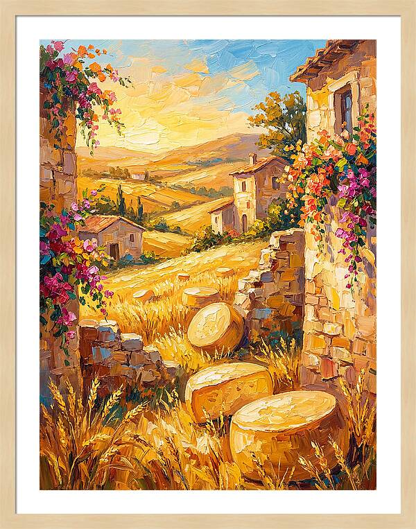 Mediterranean Cheese Landscape