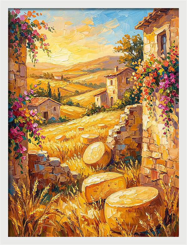 Mediterranean Cheese Landscape