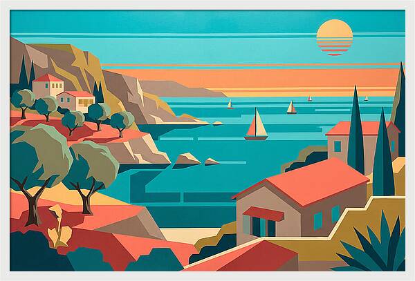 Mediterranean Coastal Tranquility