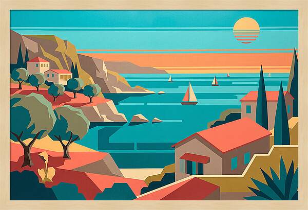 Mediterranean Coastal Tranquility