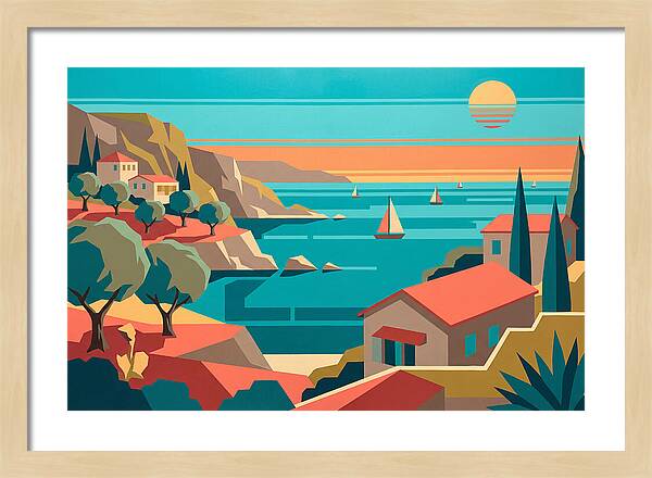 Mediterranean Coastal Tranquility