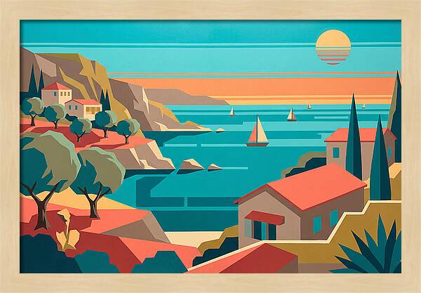 Mediterranean Coastal Tranquility