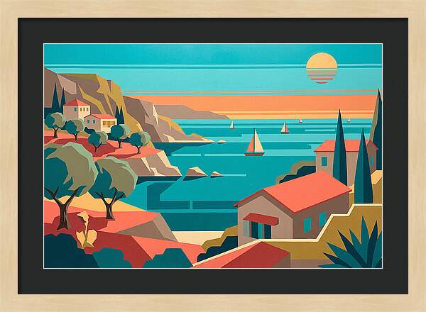 Mediterranean Coastal Tranquility