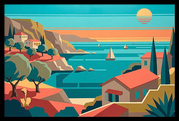 Mediterranean Coastal Tranquility