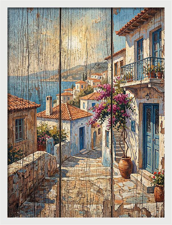 Mediterranean Coastal Village