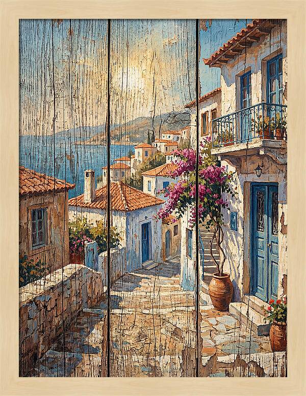 Mediterranean Coastal Village