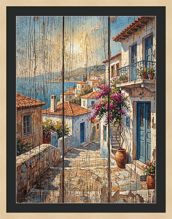 Mediterranean Coastal Village