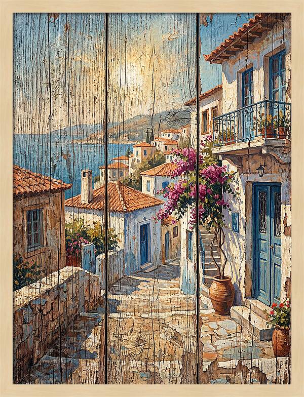 Mediterranean Coastal Village