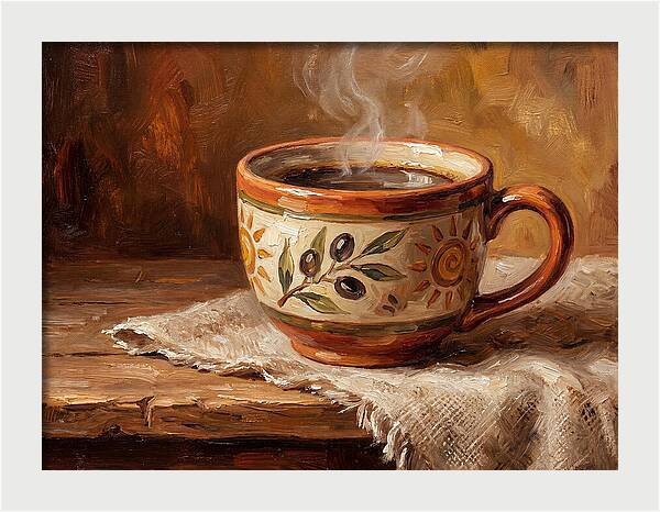 Mediterranean Coffee Serenity