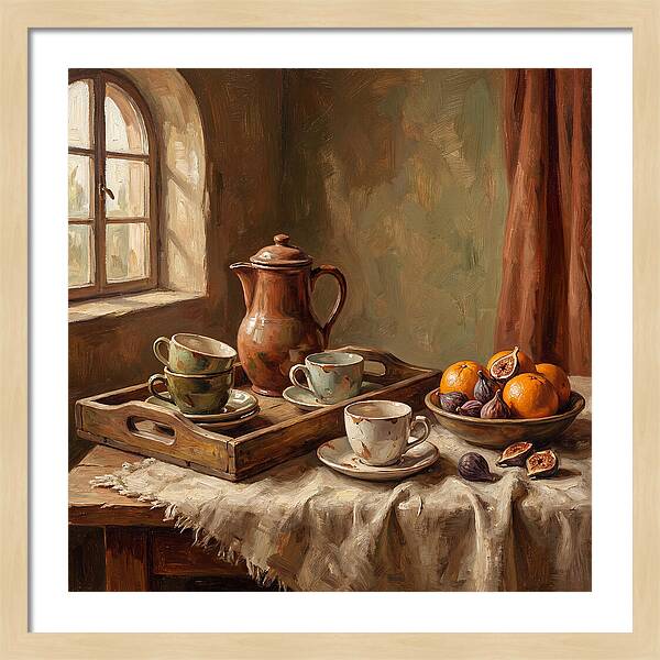 Mediterranean Coffee Still Life