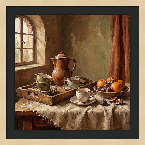 Mediterranean Coffee Still Life