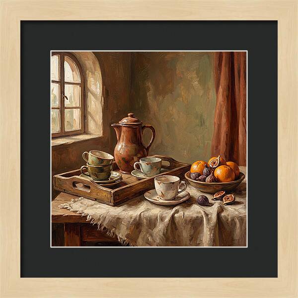 Mediterranean Coffee Still Life
